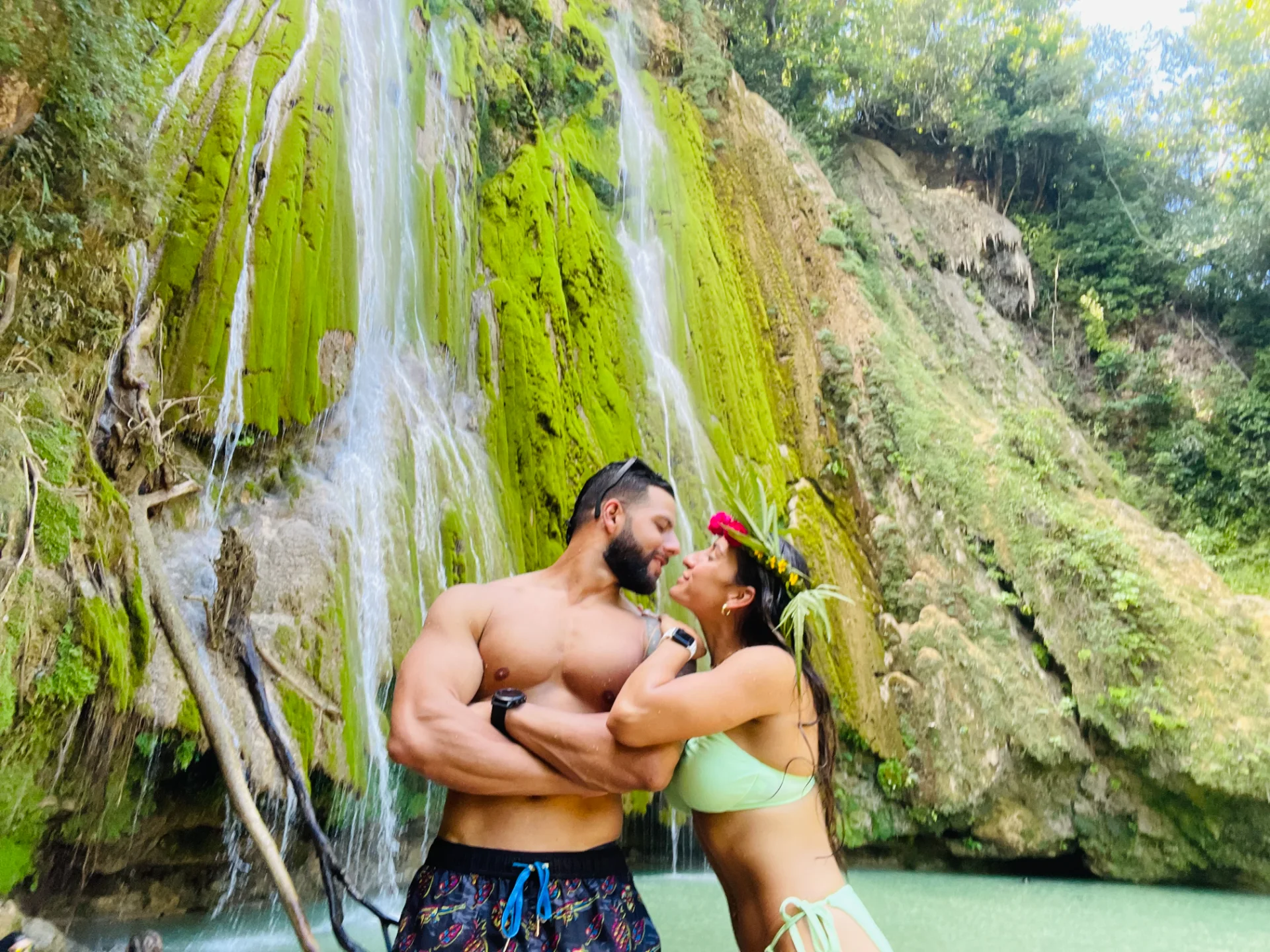 Love in the air......, El Limon Waterfall